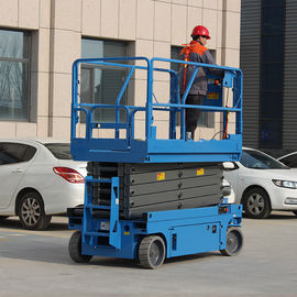 China El mueble proporcional del control Scissor la elevación industrial con los 10m que levantan altura fábrica