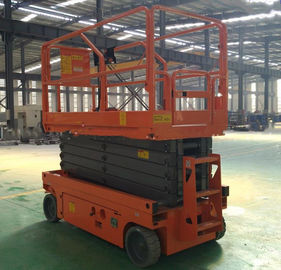 China Elevación móvil aérea eléctrica completa de la plataforma del acero de manganeso de la elevación del auge fábrica